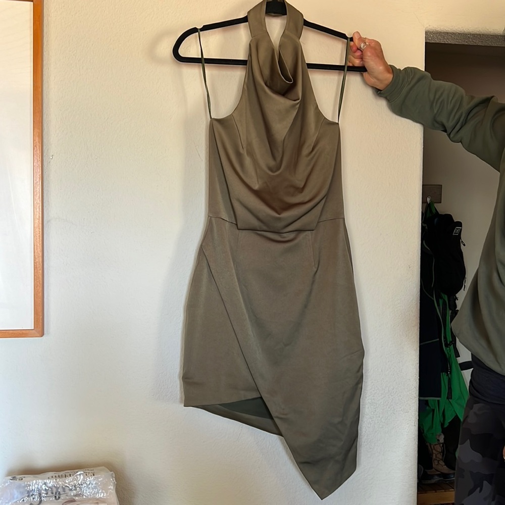 Elliatt cocktail dress olive green